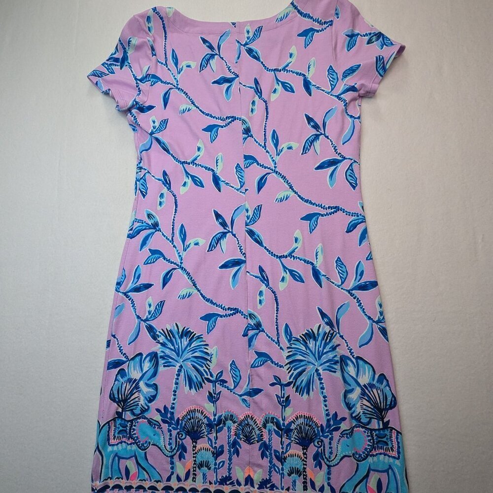 Lilly Pulitzer Women' Sophiletta Womens T-Shirt Short Sleeve Dress Small Purple - Picture 7 of 14